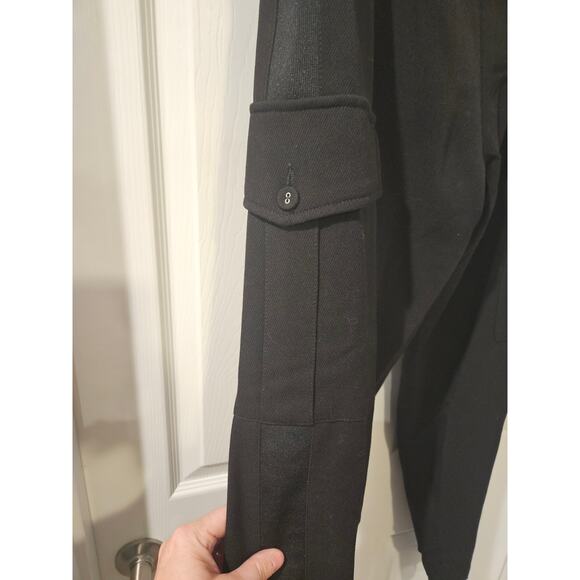 Donna Karan New York Black Cargo Jogger Pants Size 8 Spring 2022 Stretch DKNYP - Picture 6 of 9